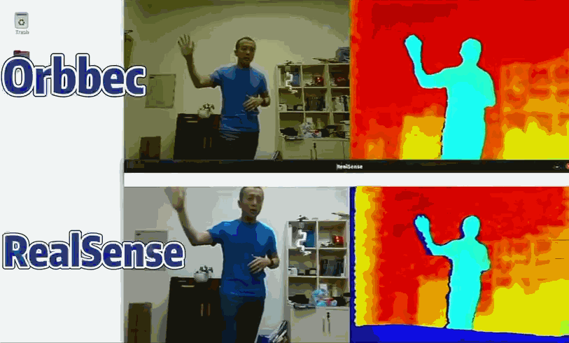 对比同类3D相机，，，，，Gemini 2画面越发细腻，，，，，抖动更少，，，，，并且能够实现彩色图与深度图对齐。。。。。。。。测试起源@于仕琪教员.gif